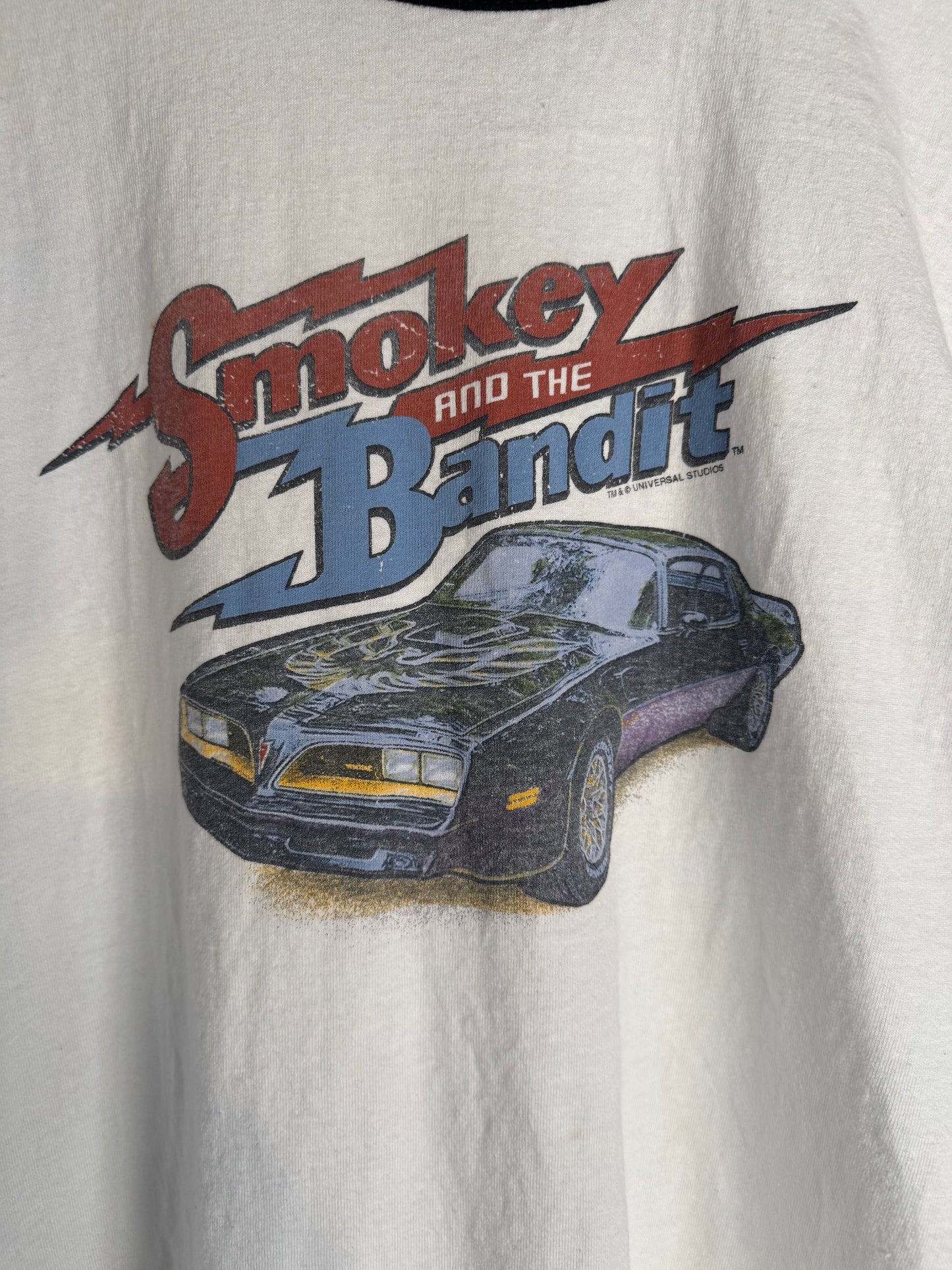 Smokey and the Bandit Ringer Tee | Tag Size L